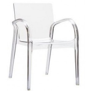 Stol med armlæn. Dejavu  Klar  (910019) - Sælges kun i pakninger af 4 stk.